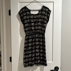 Elephant print dress